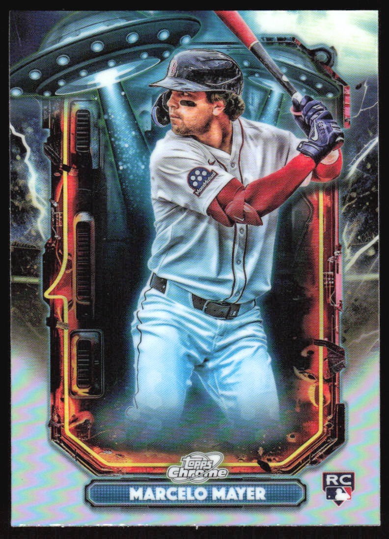 2025 Topps Chrome Cosmic Marcelo Mayer #ET-35 Rookie Extraterrestrial Talent