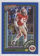 2022 Classics Legends Timeless Tributes Light Blue /125 Ronnie Lott #133 HOF z7j