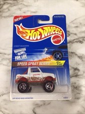 1996 Hot Wheels #550 Speed Spray 2/4 STREET ROADER White/Brown w/Chrome SB Sp