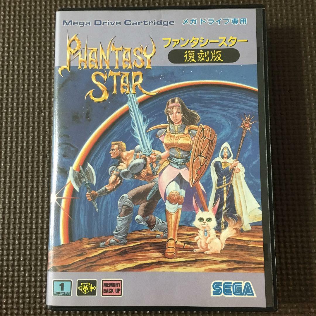 Phantasy Star Reissue Fukkokuban Mega Drive MD Genesis Used Japan