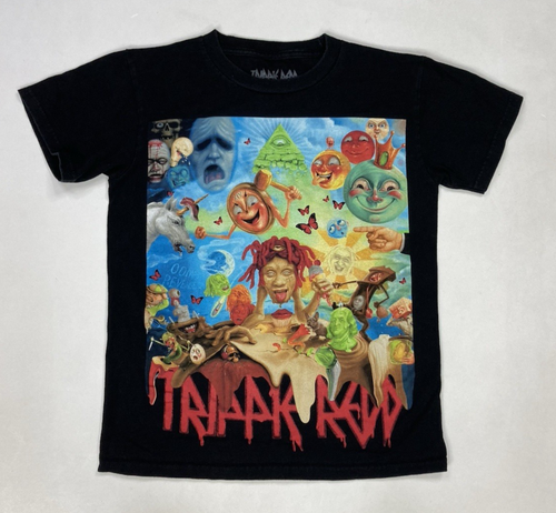 Camiseta Trippie Redd Gráfica Corta Mujer XS Negra Manga Corta Música - Imagen 1 de 7