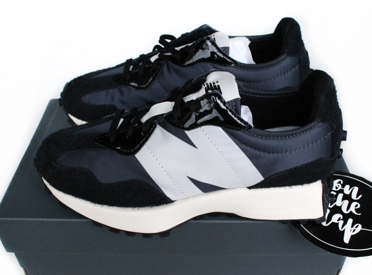 New Balance 327 Black Grey Silver Suede WS327SFC UK 4 US 4.5 6 EUR 36.5 New