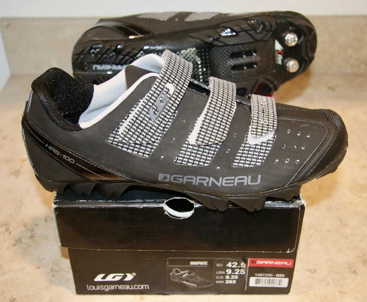 Louis Garneau Graphite Men's Mountain Bike Shoes Black - New - 42.5EU 9.0US