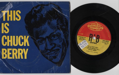 CHUCK BERRY - 'This Is Chuck Berry' 7" 45rpm PS PYE VG/G 1960 (NEP 44013)