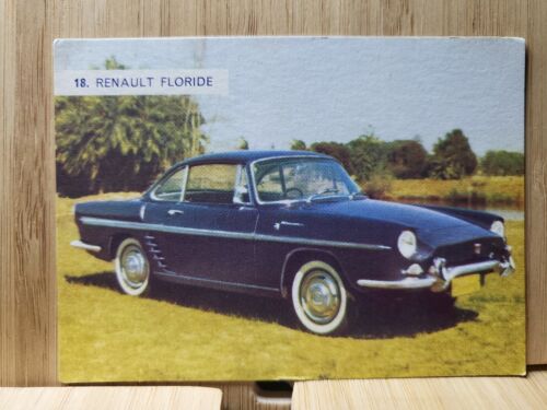Weet Bix The Young Motorist's Book of Cars🏆#18 Renault Floride 60s Card🏆 - Zdjęcie 1 z 2