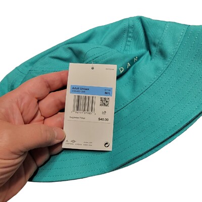 Air Jordan x Union Bucket Hat Kinetic Green (Teal) Size M/L