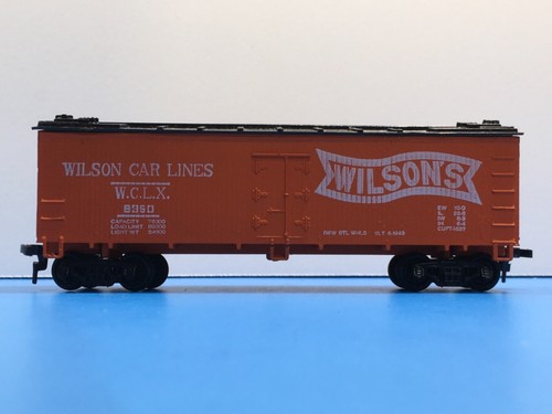 HO Scale "Wilson Car Lines" WCLX 8350 Forty Foot Freight Train Box Car #2