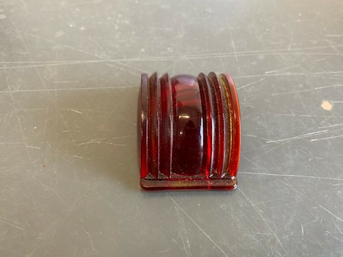Vintage NOS Heavy Duty Glass Mark Lights Replacement Lens (475-674) USA Made - Picture 2 of 5