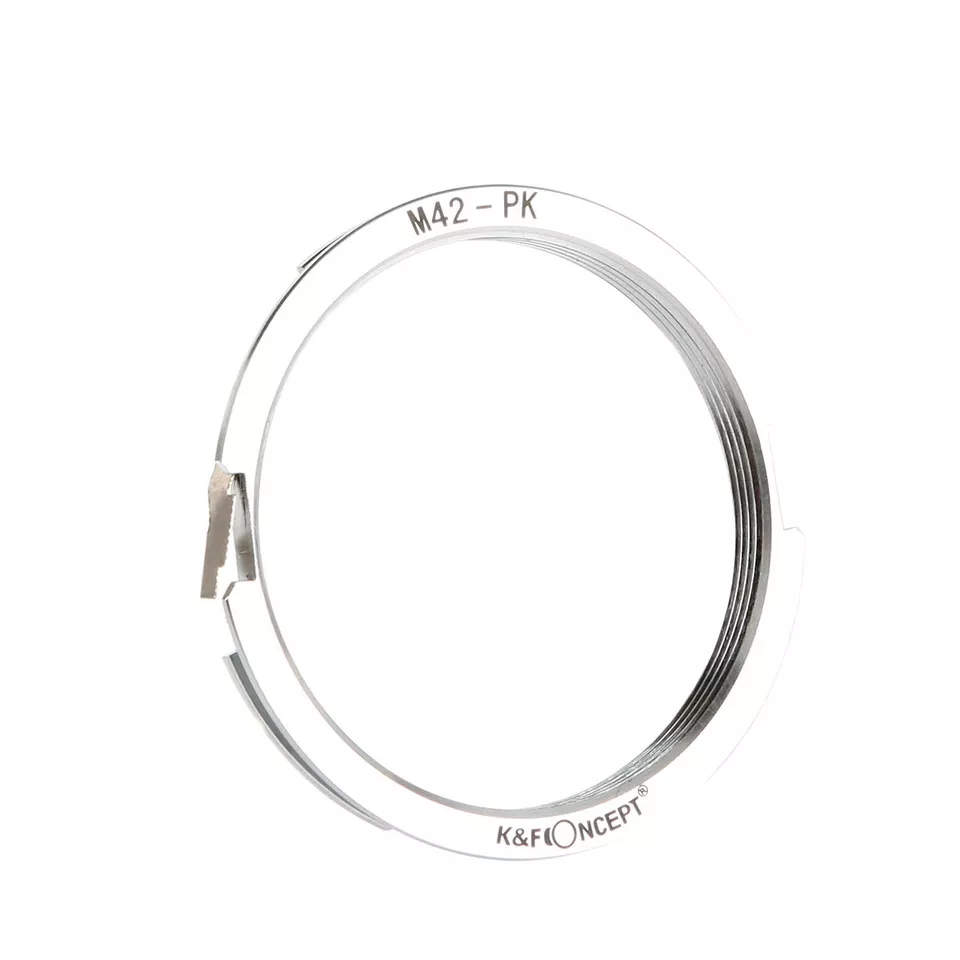 Lens Adapter for M42 42mm Screw Mount Lens to PK Pentax K Camera K&F Concept - Image 4 of 4