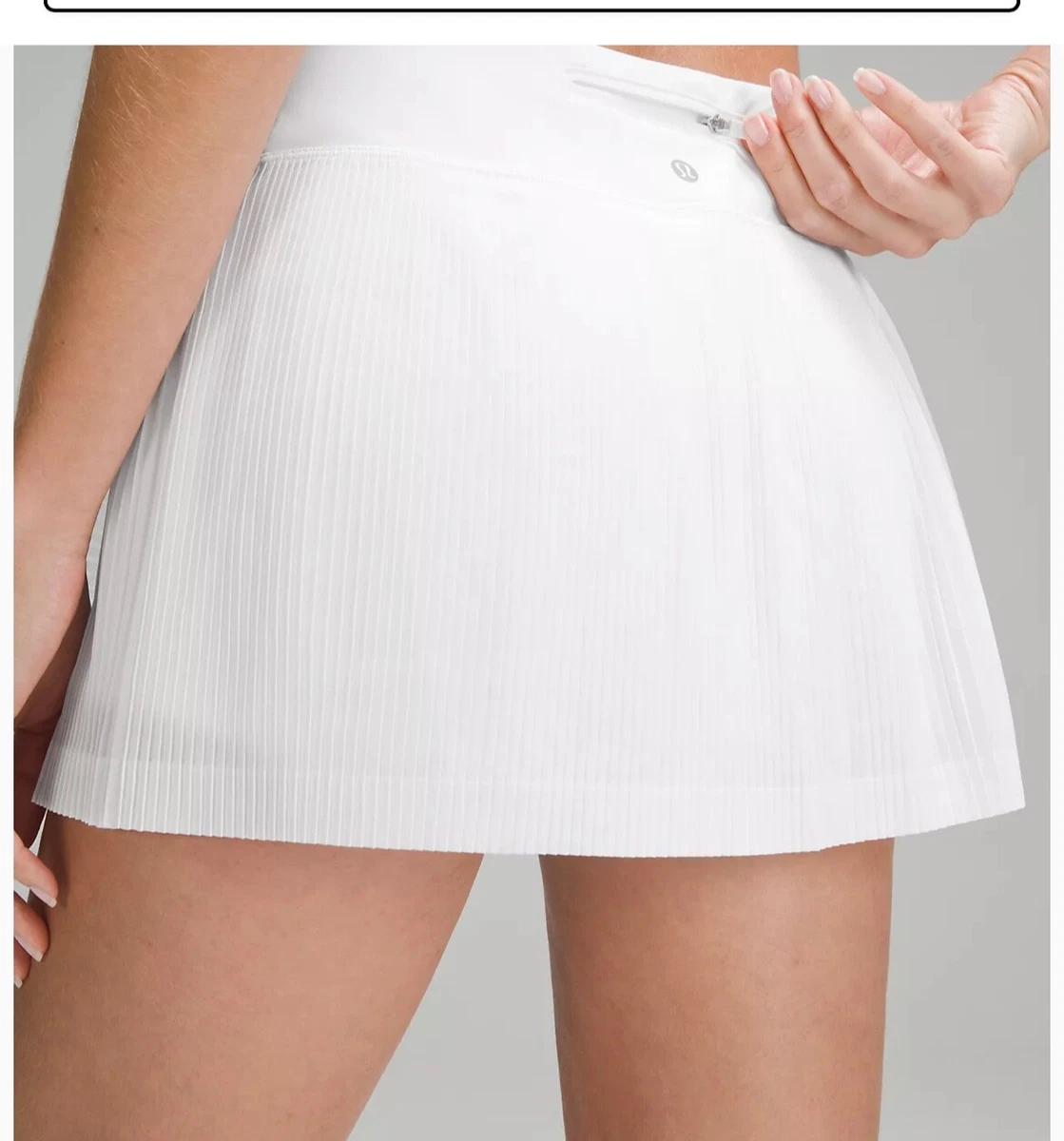 White lululemon skirt size cheap 4