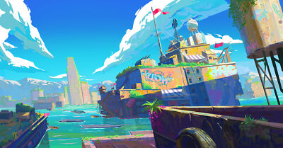 Anime Digital Art Artwork Illustration Clouds City  Gaming Mat Desk 8962