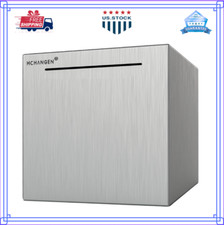 Unbreakable Stainless Steel Piggy Bank Money Box Safe for Cash Saving