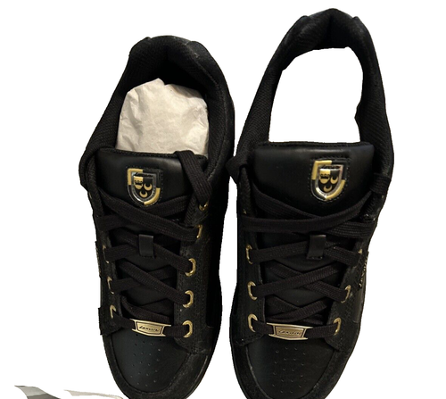 Lexani Shine LMX002 Men's Shoe, Black/Gold, 10 - Picture 5 of 7