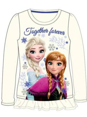 Frozen Die Eiskönigin Shirt Langarm Together Forever 100 % Baumwolle
