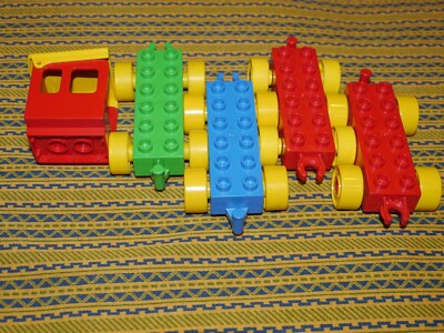 Lego DUPLO Car Cart Wheel Base Lot