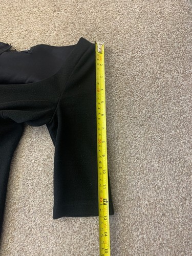 Dolce and Gabbana D&G black wool silk pencil Dress IT40 UK8 US4 EU34 - Picture 19 of 20