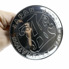 Gloss Jaf Japan Automobile Federation Jdm Car Grille Grill Emblem Badges