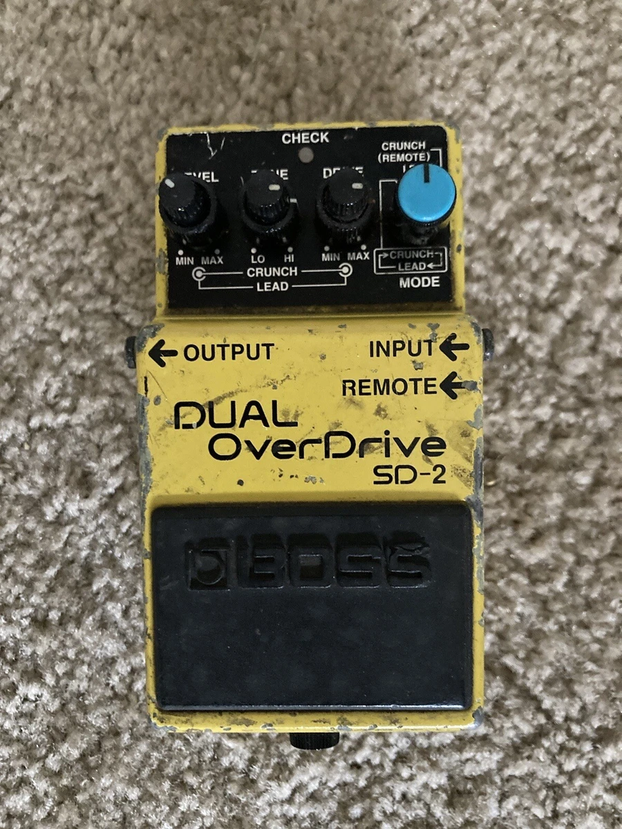 Boss SD-2 Dual Overdrive Pedal