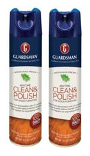 2 ~ GUARDSMAN Anytime Clean & Polish Protects Wood Furniture Woodland Fresh