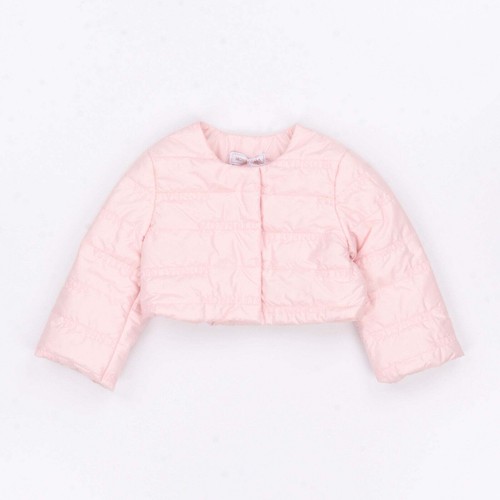 Veste Doudoune Rose Monnalisa Pour Fille 12-18 Mois - Capuche Amovible - Occasion Très Bon état