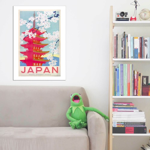 Impresión de póster de arte de pared de ferrocarriles del gobierno japonés de Japón - Imagen 12 de 12