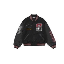Supreme Hysteric Glamour Varsity Jacket  Black Size: XL