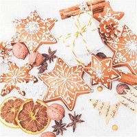 20 Servietten Cookie Selection PläTzchen Backen Weihnachten Tischdeko 33X33Cm