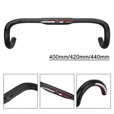 EC90 Road Bike Drop Bar Carbon Fiber Bicycle Handlebar Bars 31.8*400/420/440mm