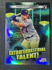 2023 Topps Cosmic Chrome - Extraterrestrial Talent Francisco Alvarez (RC) #ET-24