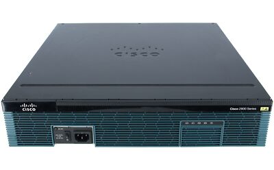 CISCO - CISCO2921/K9 - Cisco 2921 w/3 GE,4 EHWIC,3 DSP,1 SM,256MB CF,512MB DRAM,