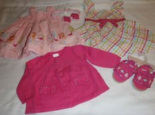 Gymboree Baby Seahorse 3-6 Month Dress Headband Size 2 Shoes Sweater Outfit NWT
