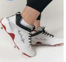 Ringor Rip-It Flite Spike Soundwaves Women Metal Softball Cleats Sam Fischer 7.5