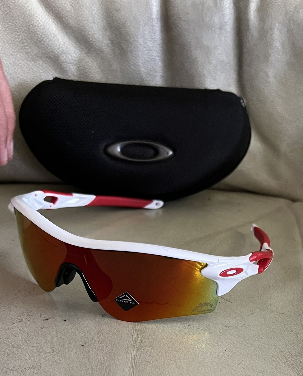 New - Oakley RADARLOCK China Team Red White With Ruby PRIZM