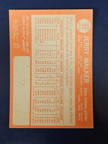 Tarjetas de béisbol Topps 1964 completan el conjunto que elijas eliges #1 - 125 - Imagen 153 de 249