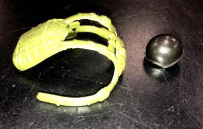 Vintage GI Joe Accessory Parts LOT 1984 Ripcord Backpack & Helmet Original Hasbr