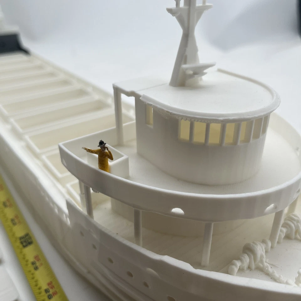 ho scale Edmond Fitzgerald  Ore Boat model. Assembled And Unpainted - Image 3 of 4