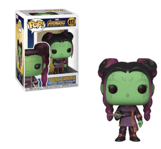 Funko Pop Young Gamora 417 Marvel Avengers Infinity War Bobble Head New Sealed