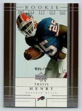 2001 Upper Deck Rookie F/X #331F Travis Henry F/X RC 750 (ref 181136)