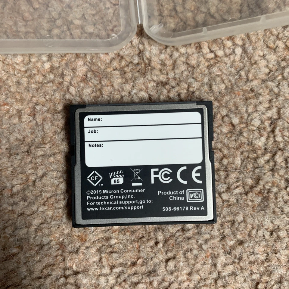 Lexar Professional 1066x 128GB CompactFlash Card, Up to 160MB/s with case - Image 3 of 3