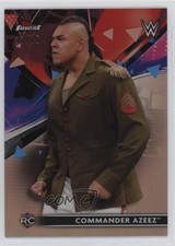 2021 Topps Finest WWE Rose Gold Refractor 33/75 Dabba-Kato Commander Azeez 7rf