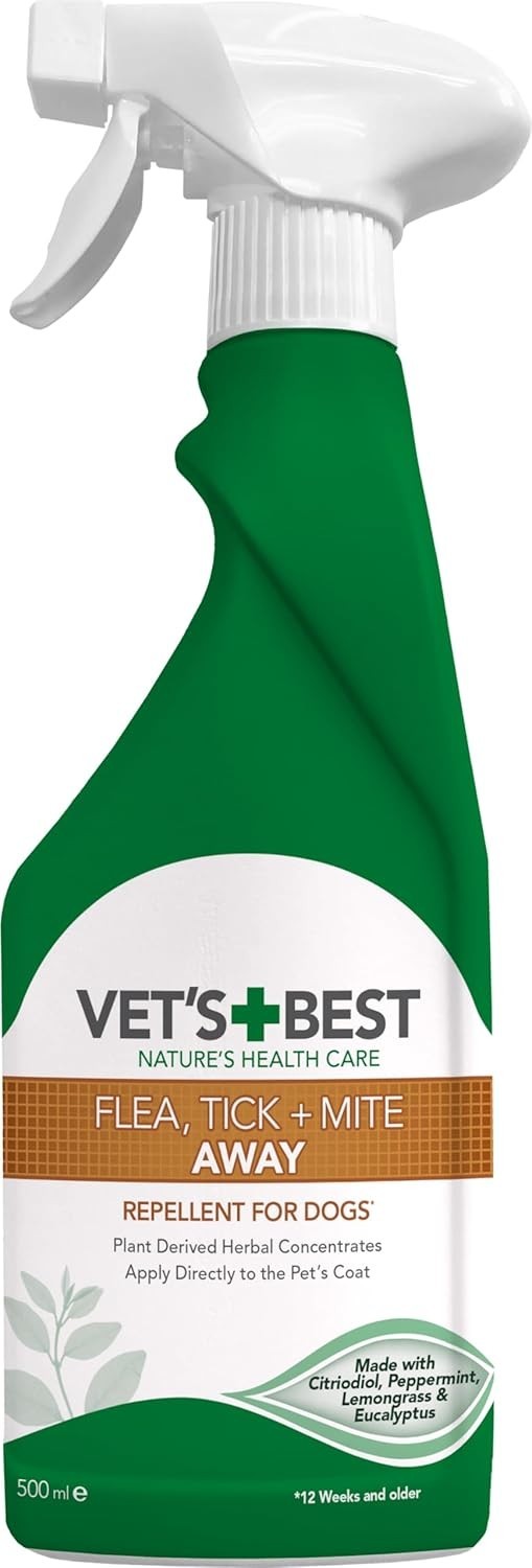 Bramton Vets Best Flea Tick & Mite Away Spray 500Ml - Image 2