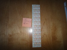 canada  scott#586xx  mint never hinged warning strip of 20 left side