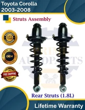 Premium OE Rear Struts for 2003-2008 Toyota Corolla Lifetime Warranty