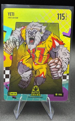 Bo Jackson Battle Arena YETI "Travis Kelce" 80s RAD Battlefoil Steel #RAD-230
