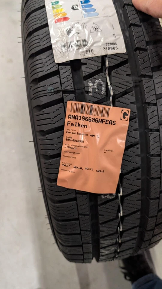 Falken EuroAllSeason Van11 195/60 R16 C 99/97H M+S - Bild 2 von 2