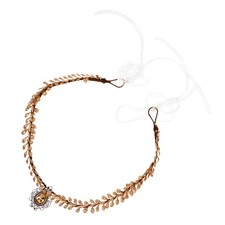 Dressy Headbands for Women Leaves Decorations Bride to Be Hairband