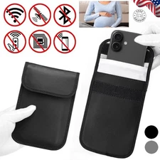 Mobile Phone Shield RIFD Signal Shield Box Anti-electromagnetic Faraday Bag USA