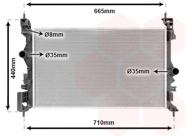 KüHler WasserküHler MotorküHler FüR Opel Corsa E 1.0 Adam-image