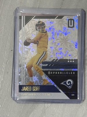 2018 Panini Unparalleled #101 Jared Goff Impact #/75