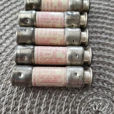 LOT OF 5: Gould Shawmut TR2R Dual-Element Time Delay Fuse, 2A, 250V